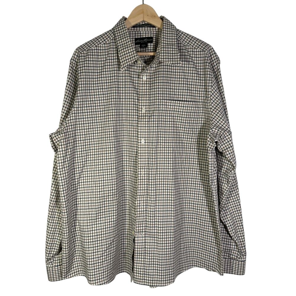 Eddie Bauer Button Down Shirt - Wrinkle Resistant - Size XXL